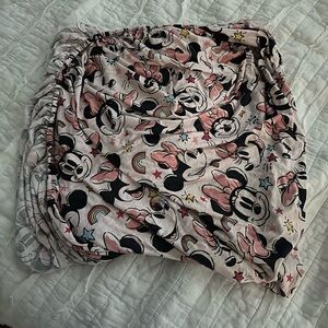 Little Sleepies Minnie Mouse crib sheet
